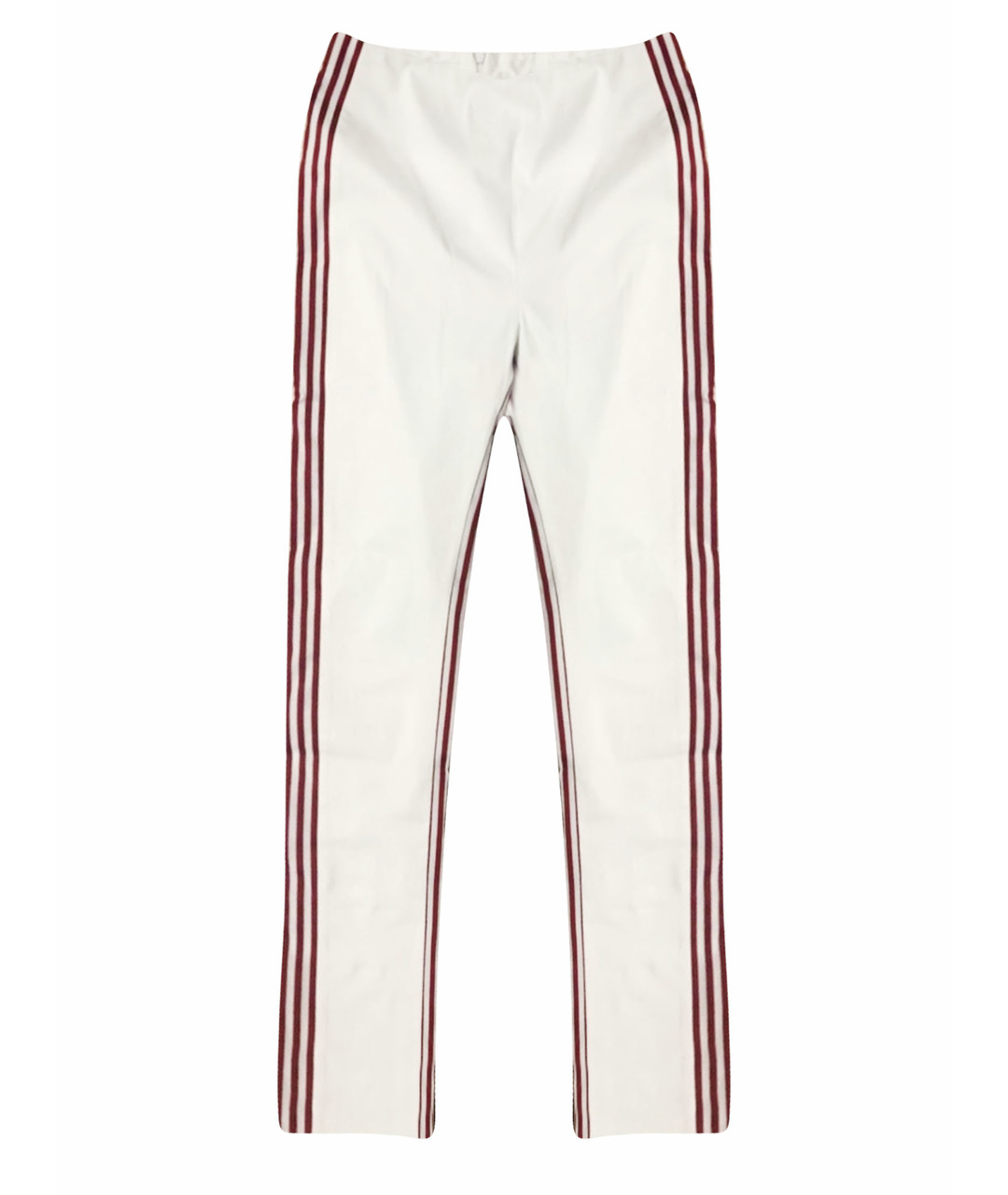 PINKO Белые хлопко-эластановые брюки узкие, фото 1