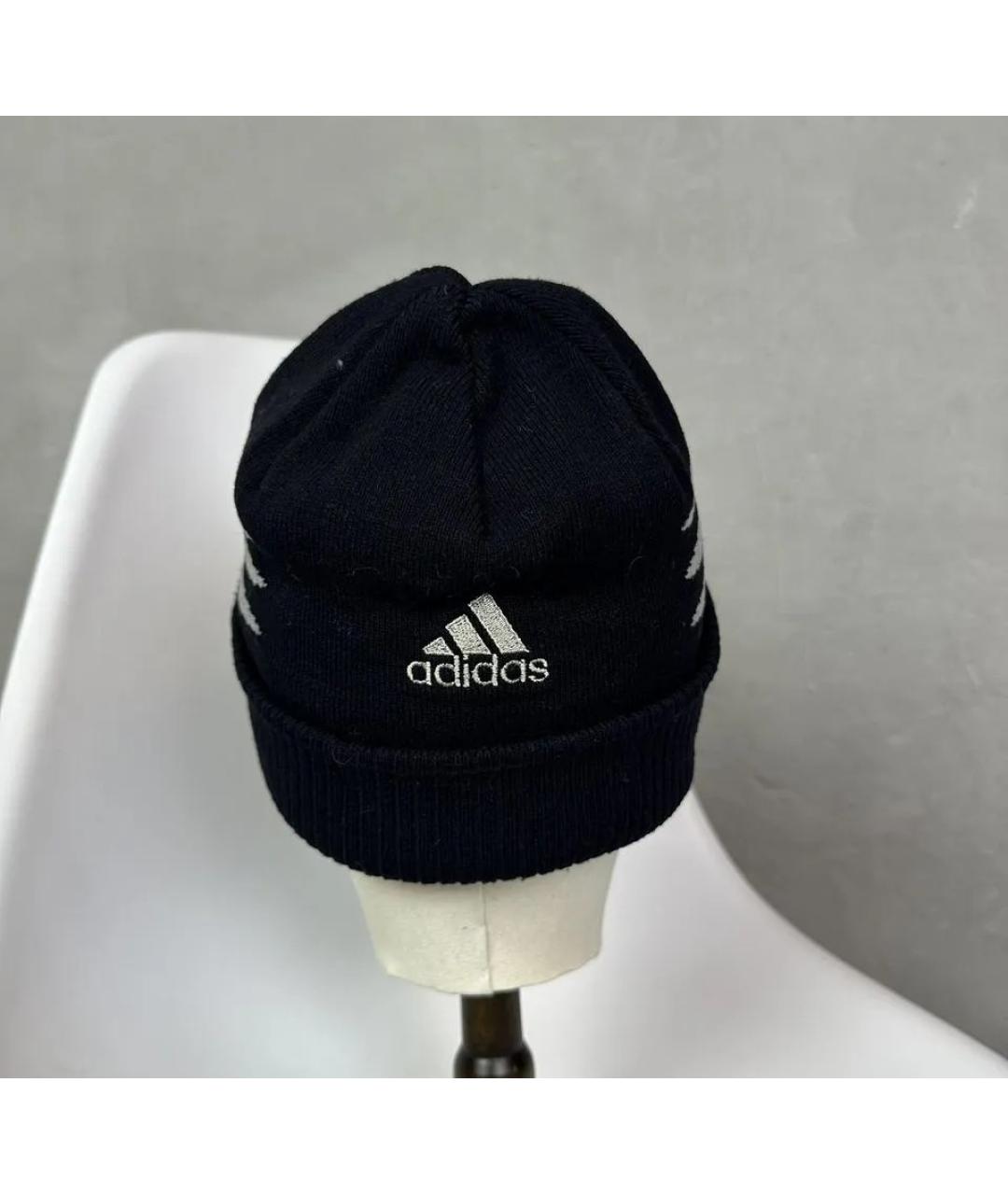 ADIDAS Черная шапка, фото 2