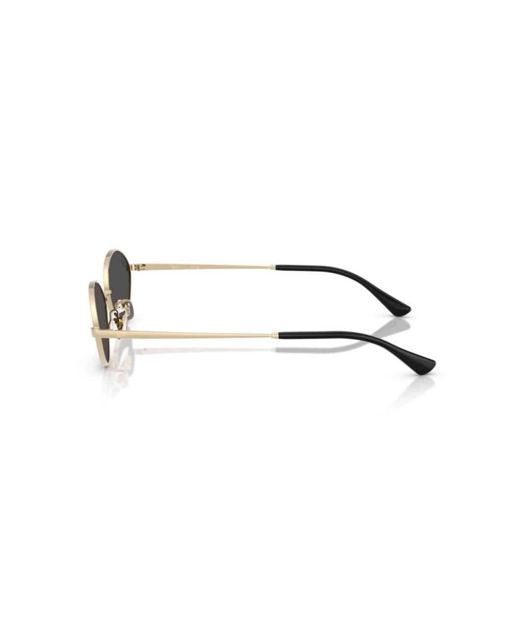 RAY BAN Черные металлические солнцезащитные очки, фото 3