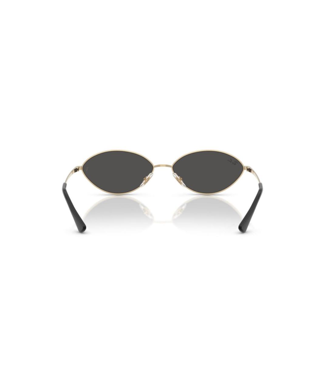 RAY BAN Черные металлические солнцезащитные очки, фото 4