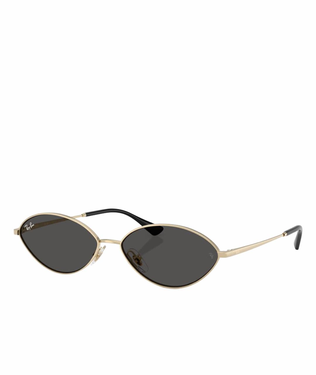 RAY BAN Черные металлические солнцезащитные очки, фото 1