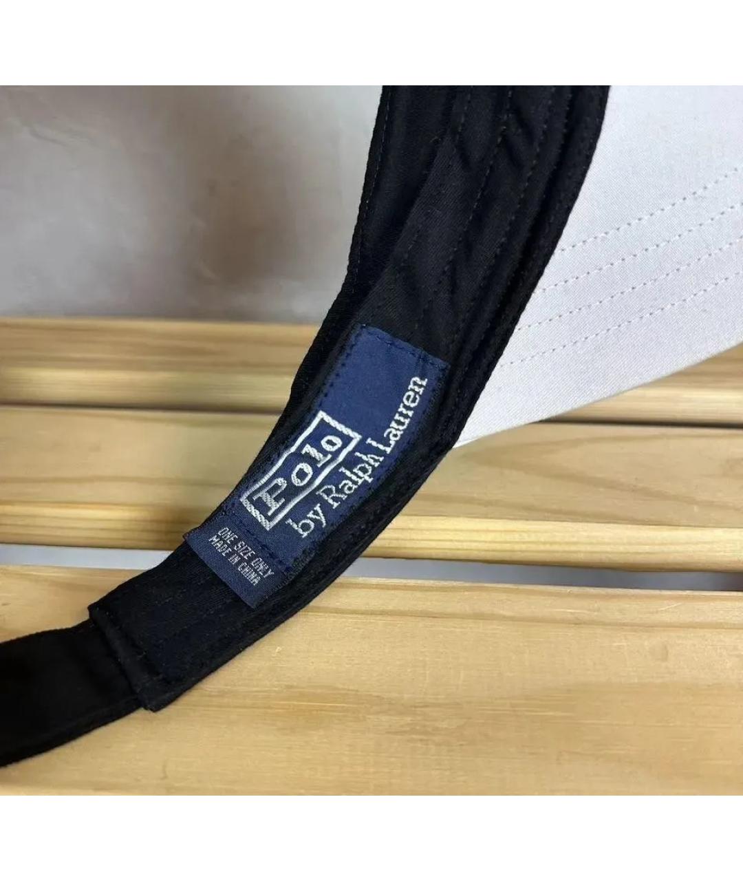 POLO RALPH LAUREN Черная хлопковая кепка/бейсболка, фото 8