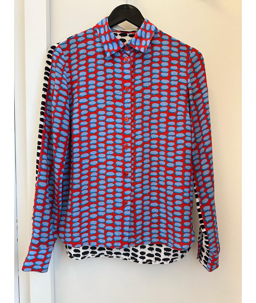 STELLA MCCARTNEY Мульти шелковая рубашка, фото 8