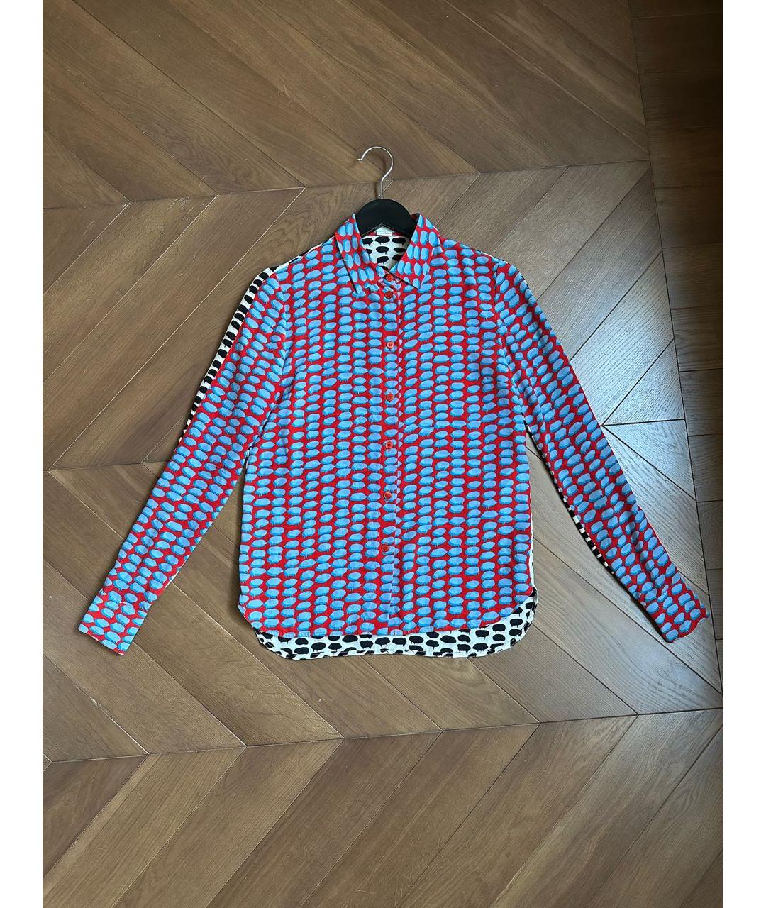 STELLA MCCARTNEY Мульти шелковая рубашка, фото 2