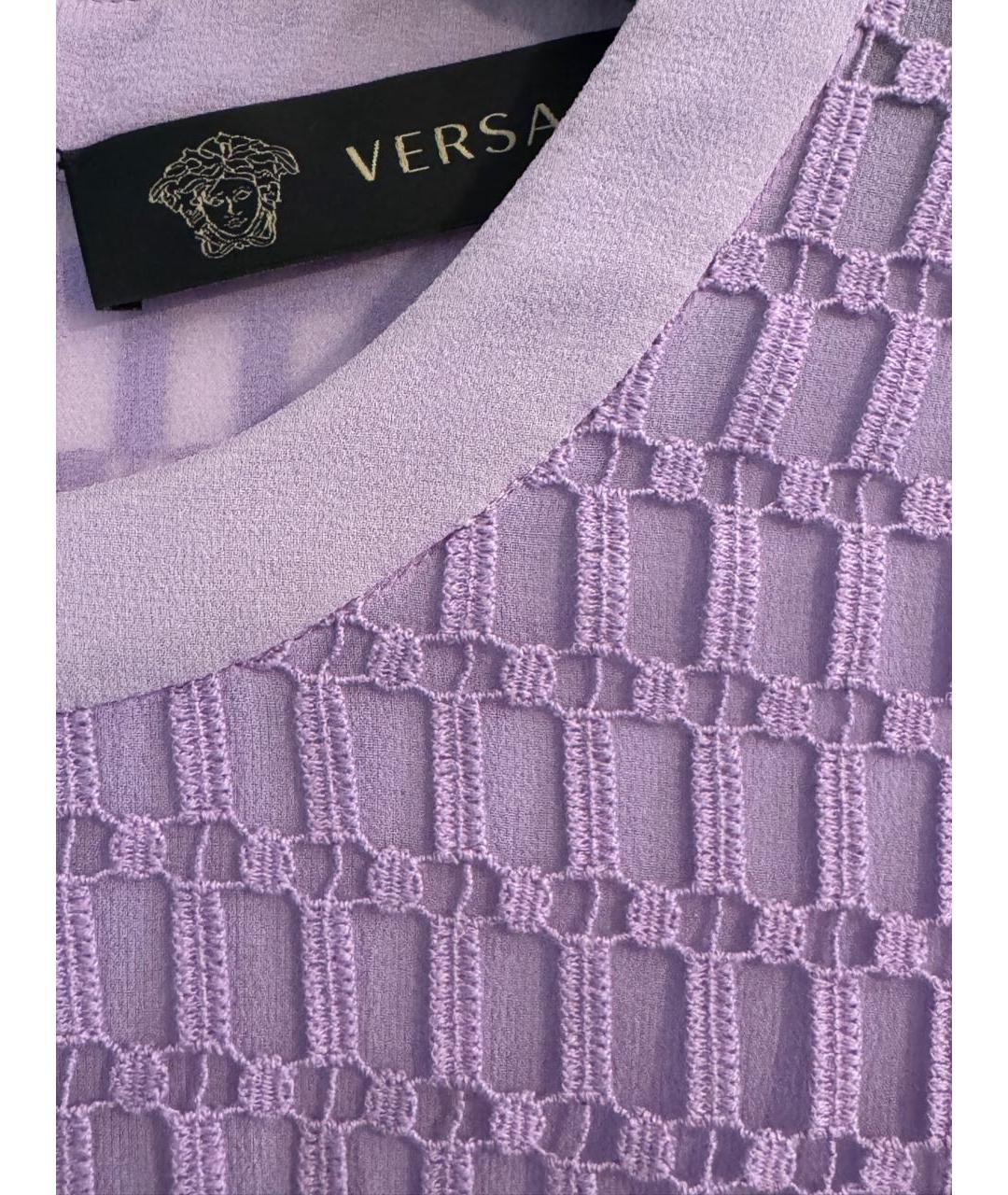 VERSACE Черное шелковое вечернее платье, фото 5
