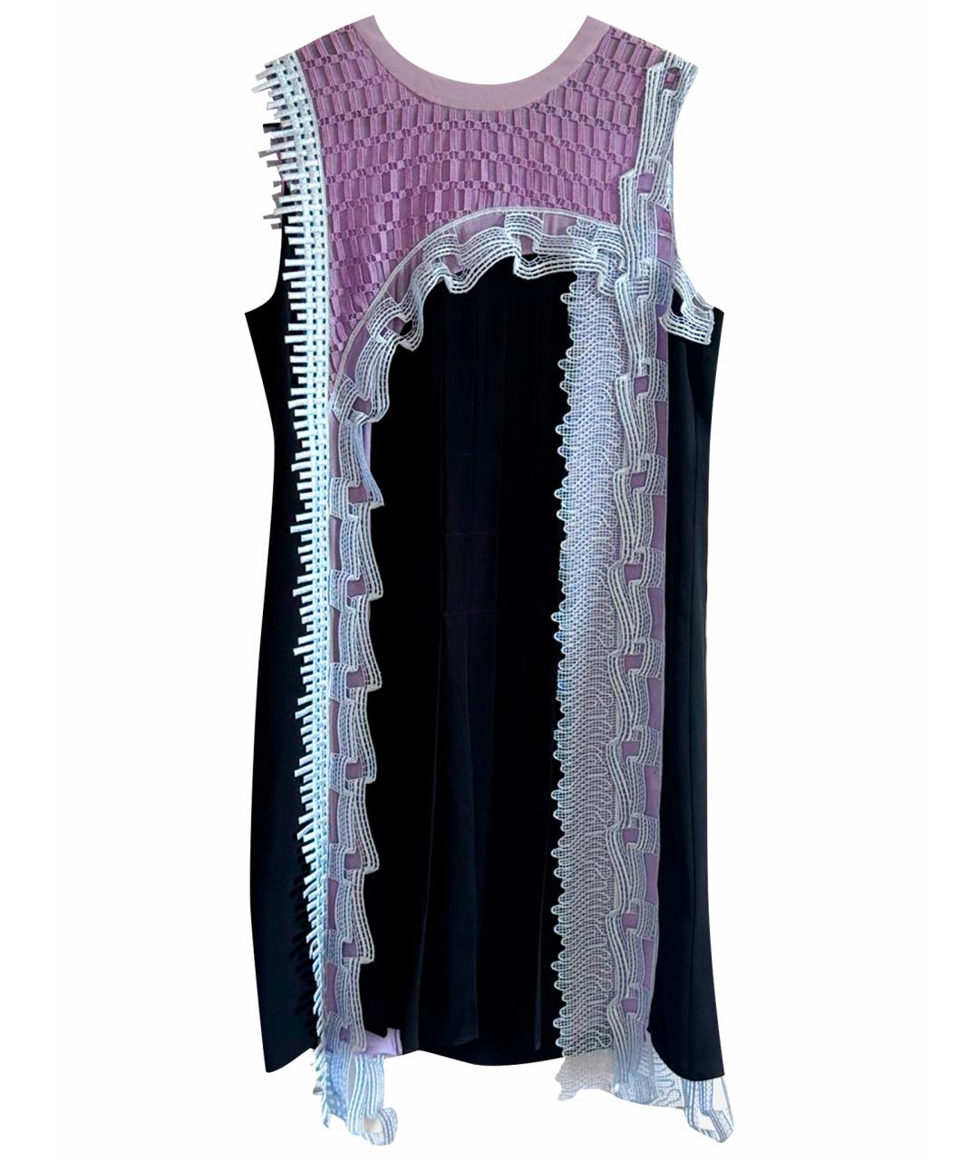 VERSACE Черное шелковое вечернее платье, фото 1