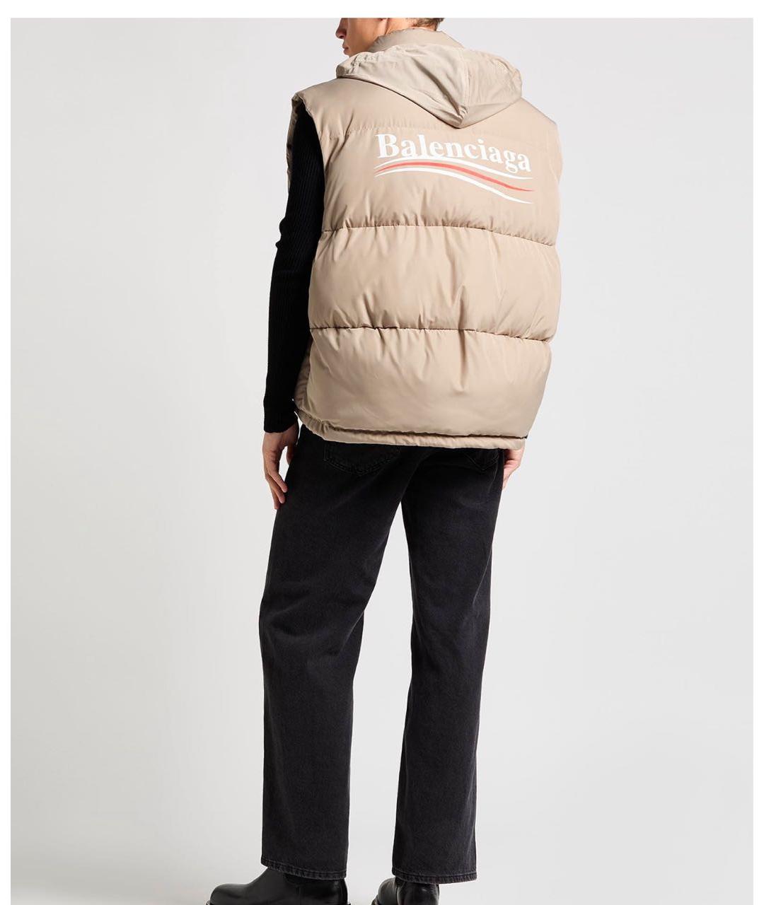 BALENCIAGA Бежевый жилет, фото 7