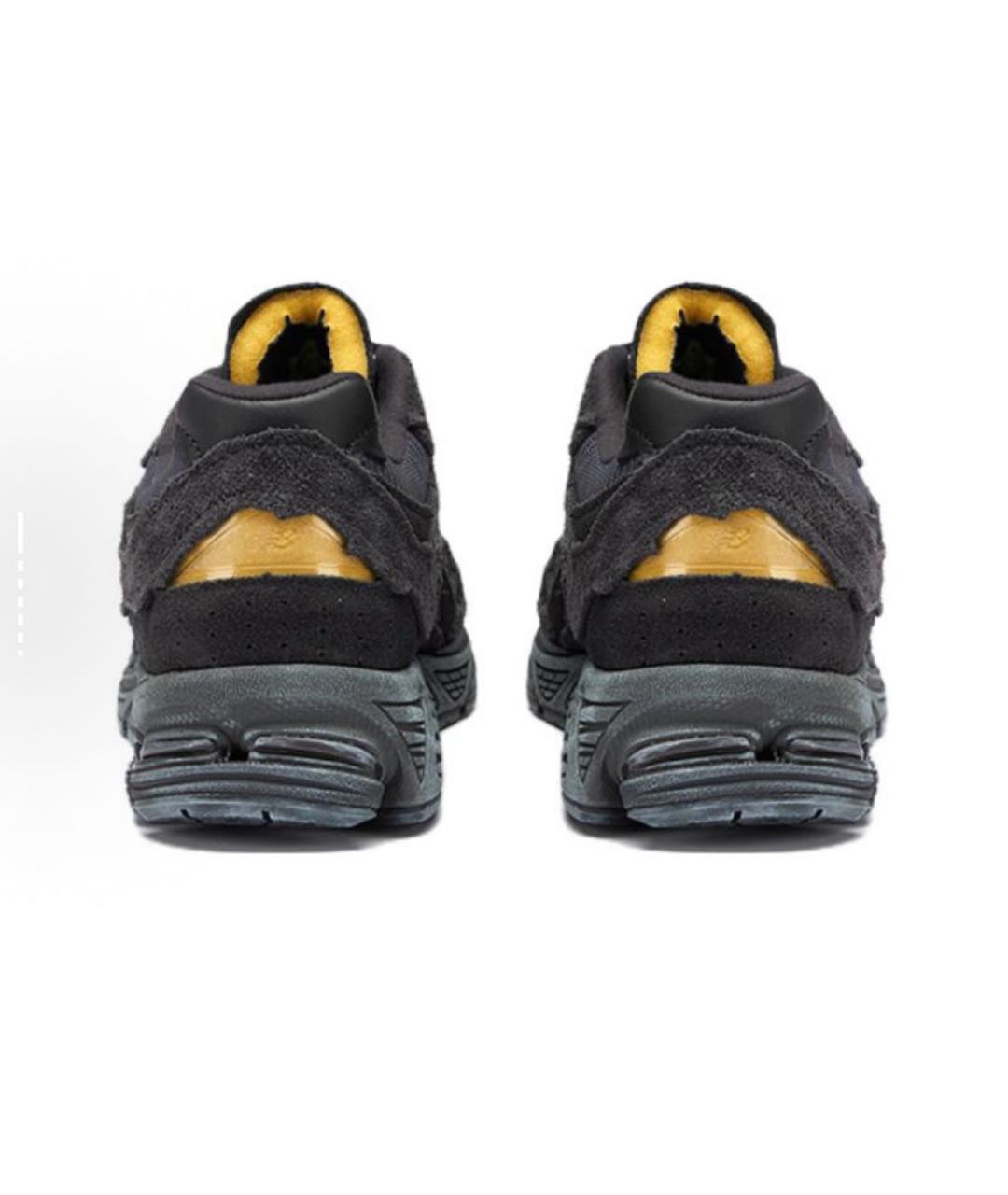 NEW BALANCE Черные замшевые низкие кроссовки / кеды, фото 5