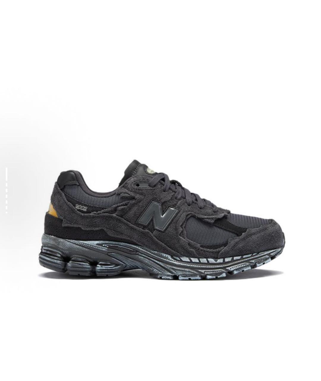 NEW BALANCE Черные замшевые низкие кроссовки / кеды, фото 7