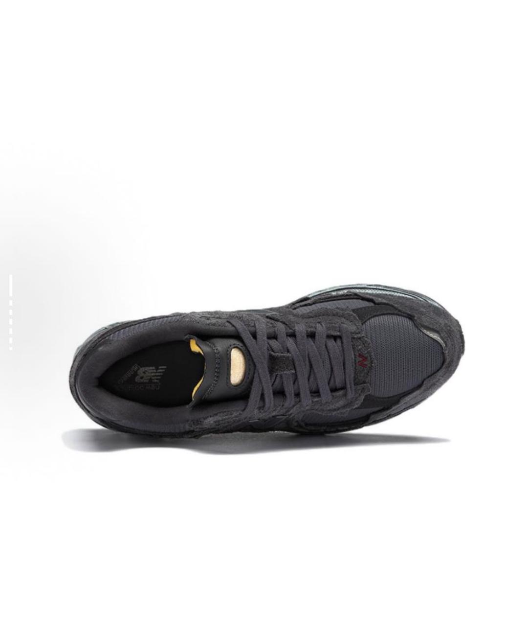 NEW BALANCE Черные замшевые низкие кроссовки / кеды, фото 4