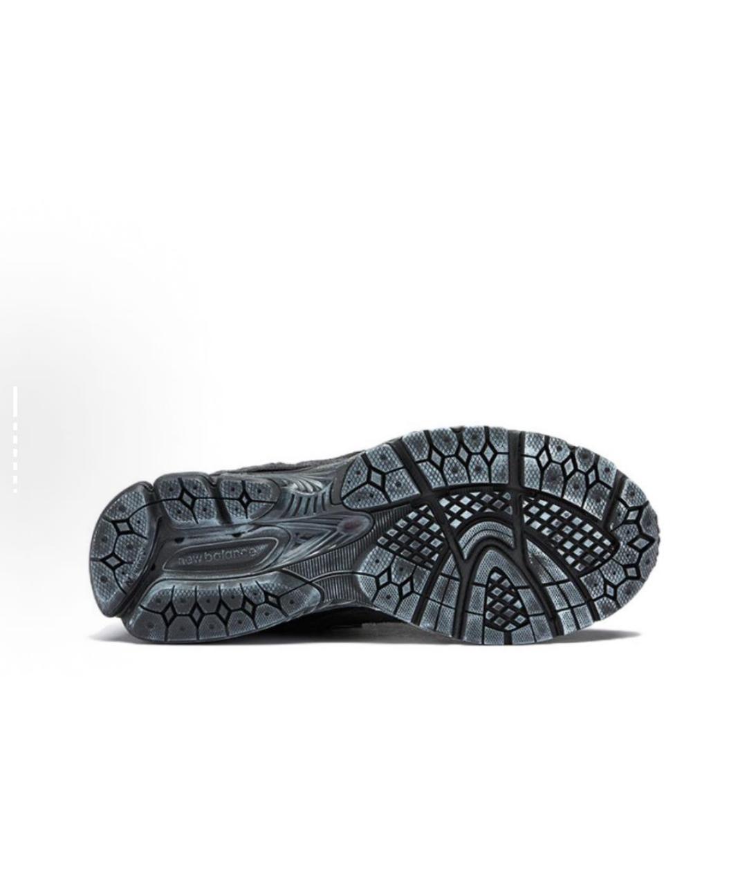 NEW BALANCE Черные замшевые низкие кроссовки / кеды, фото 6