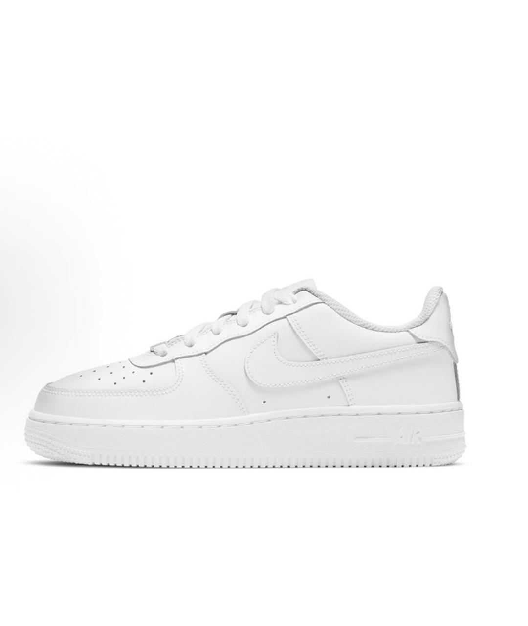 NIKE Белые кожаные низкие кроссовки / кеды, фото 4