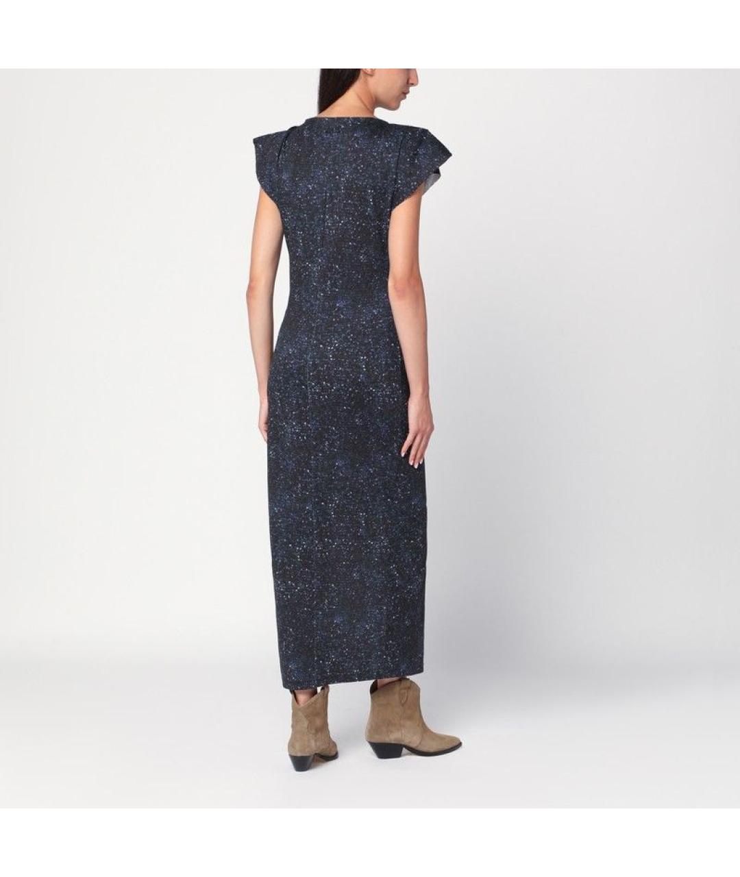 ISABEL MARANT Синее хлопковое повседневное платье, фото 3