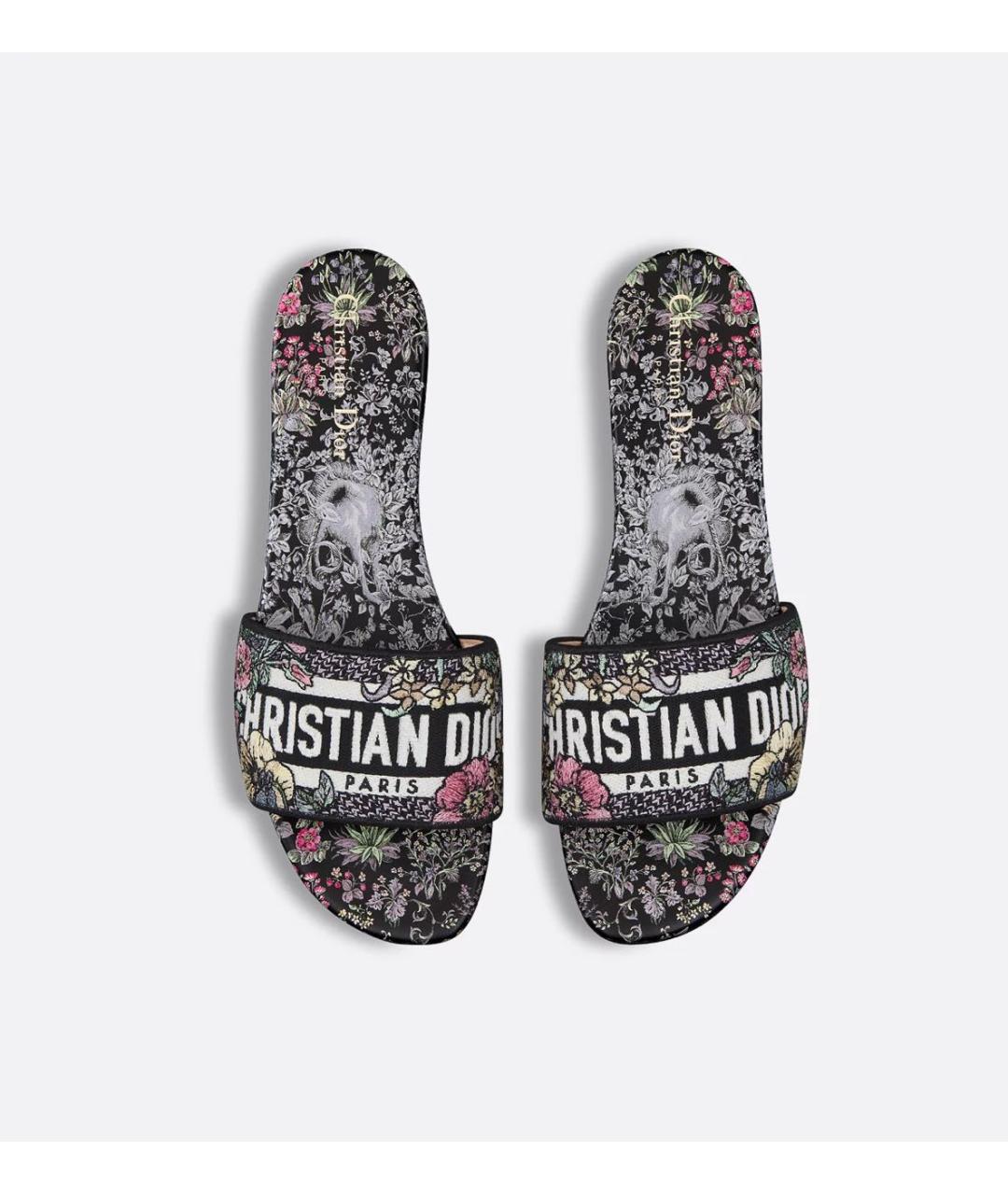 CHRISTIAN DIOR Мульти сандалии, фото 3