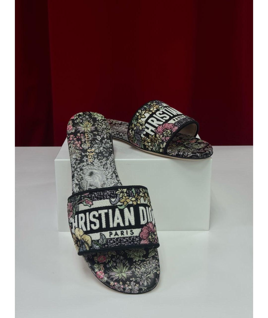 CHRISTIAN DIOR Мульти сандалии, фото 7