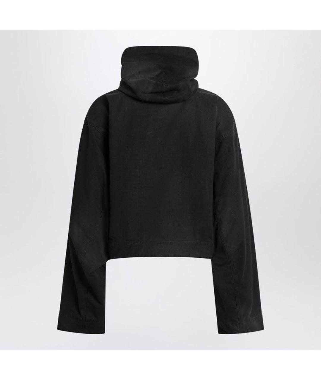 BALENCIAGA Черная хлопковая куртка, фото 2