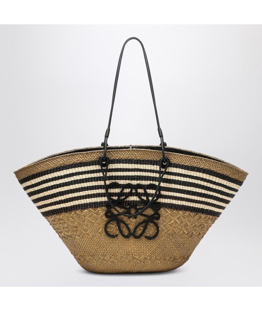 LOEWE Бежевая сумка тоут, фото 3