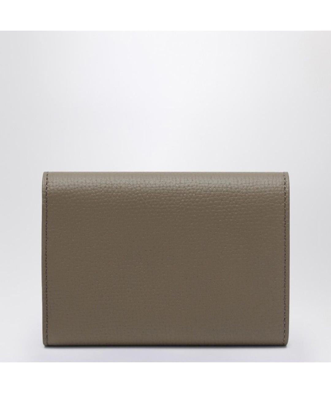LOEWE Бежевый кожаный кошелек, фото 2