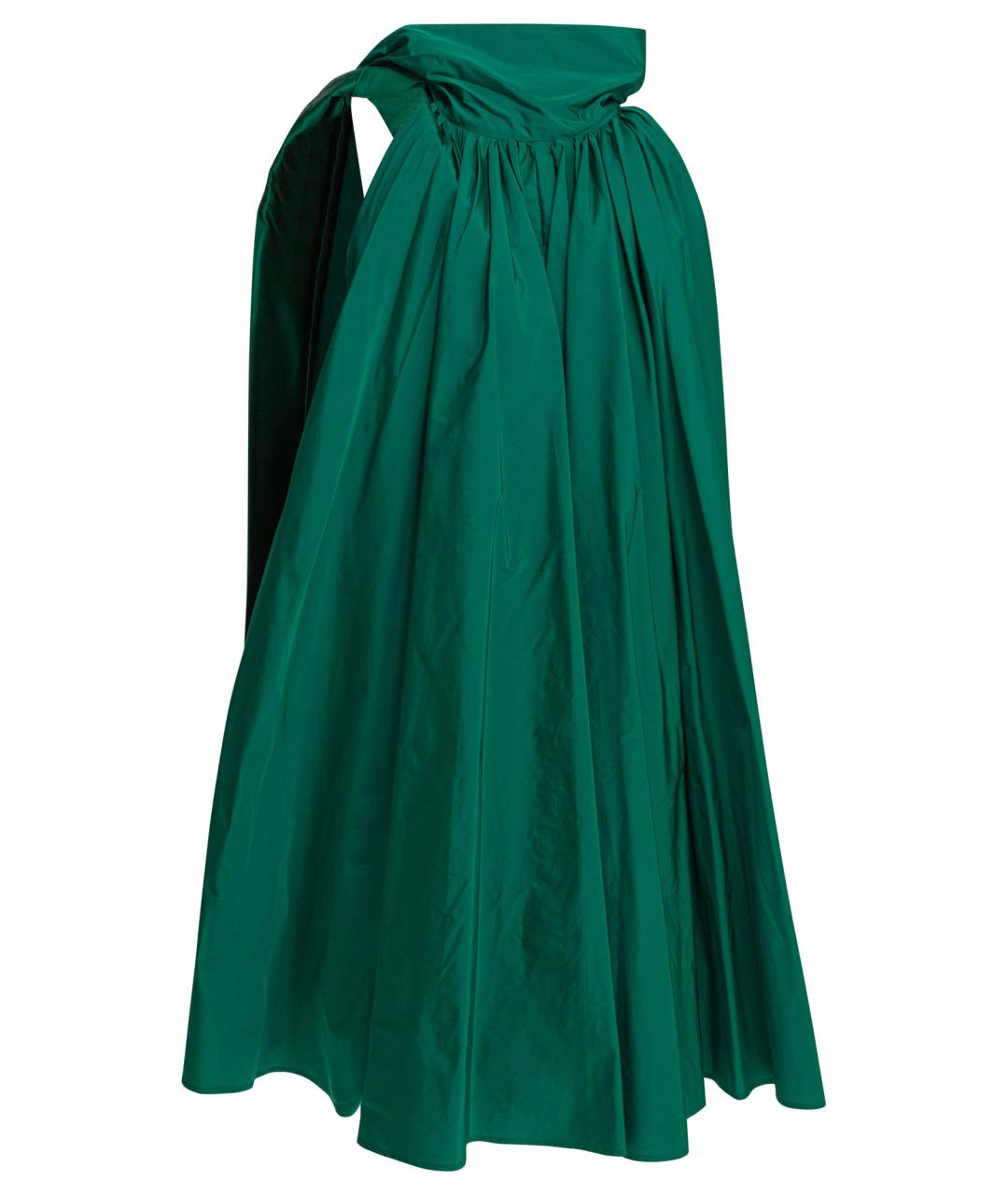 MAX MARA Зеленые полиэстеровое повседневное платье, фото 2