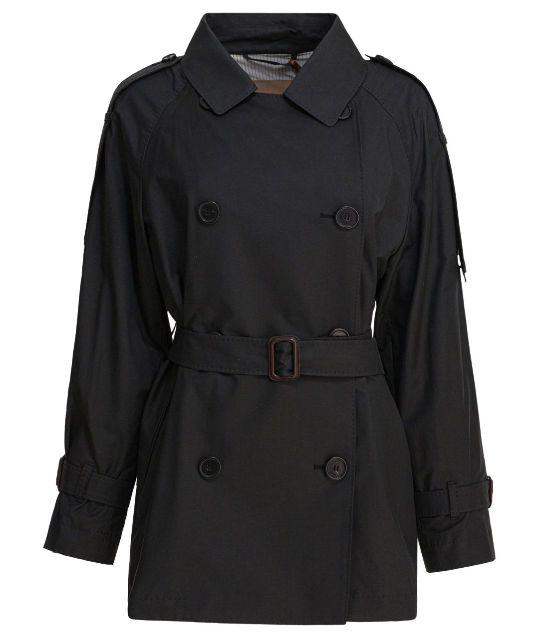 MAX MARA Черный тренч/плащ, фото 1