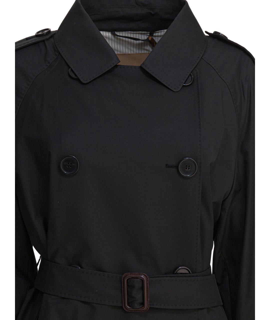 MAX MARA Черный тренч/плащ, фото 3