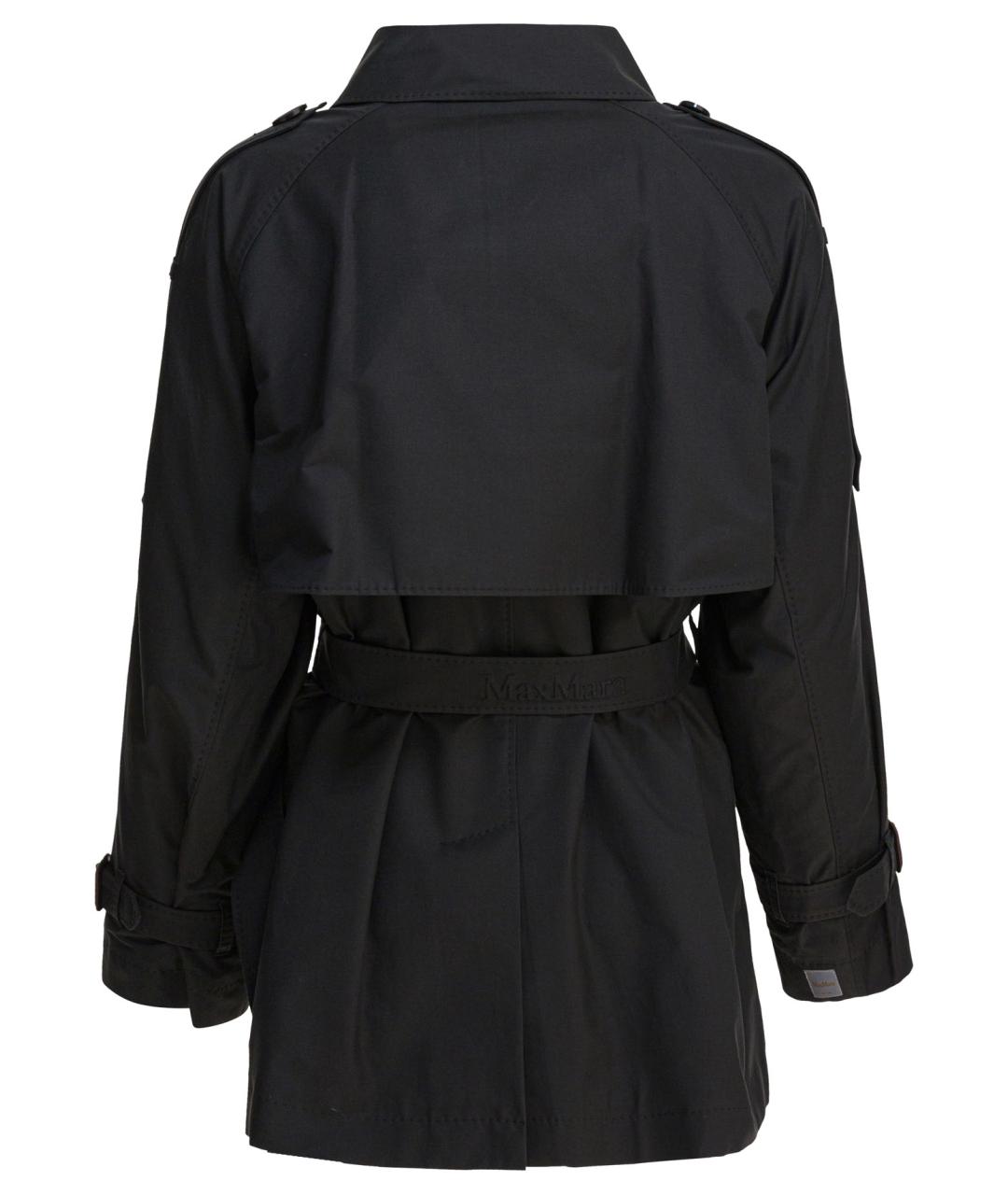 MAX MARA Черный тренч/плащ, фото 2