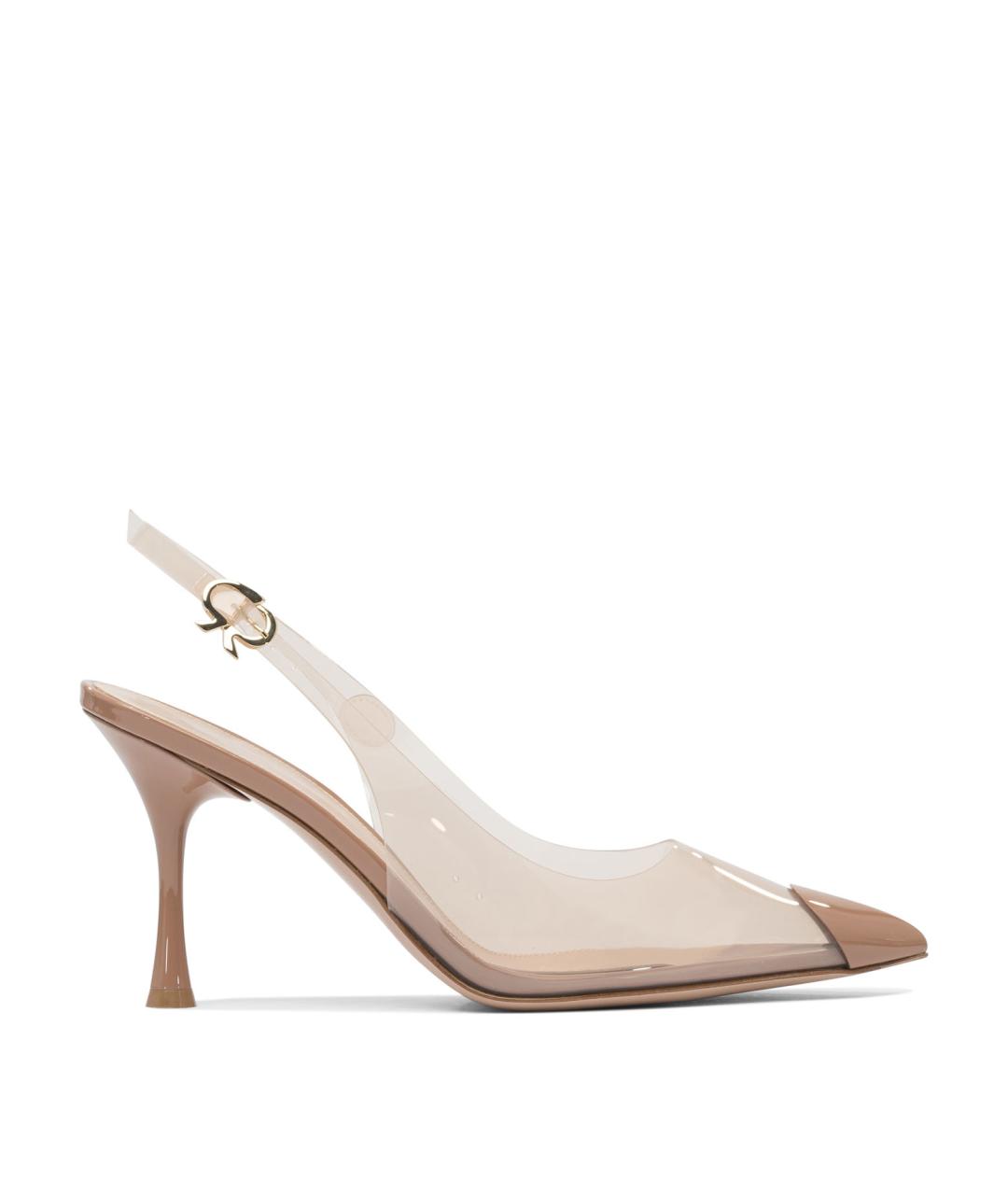 GIANVITO ROSSI Бежевые туфли, фото 1
