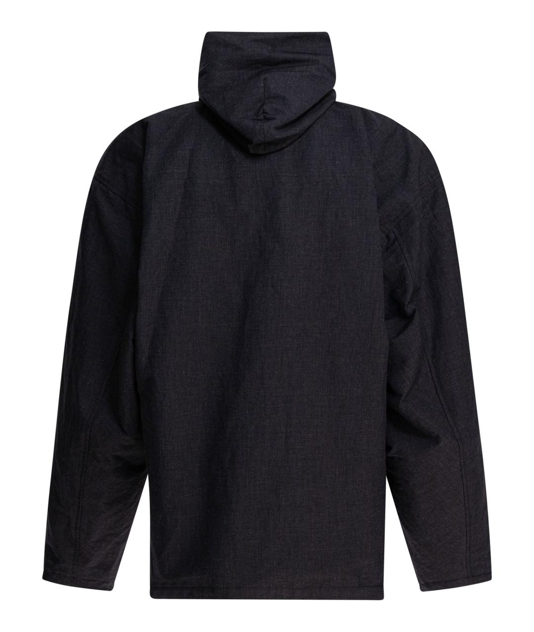 BALENCIAGA Черная льняная куртка, фото 2