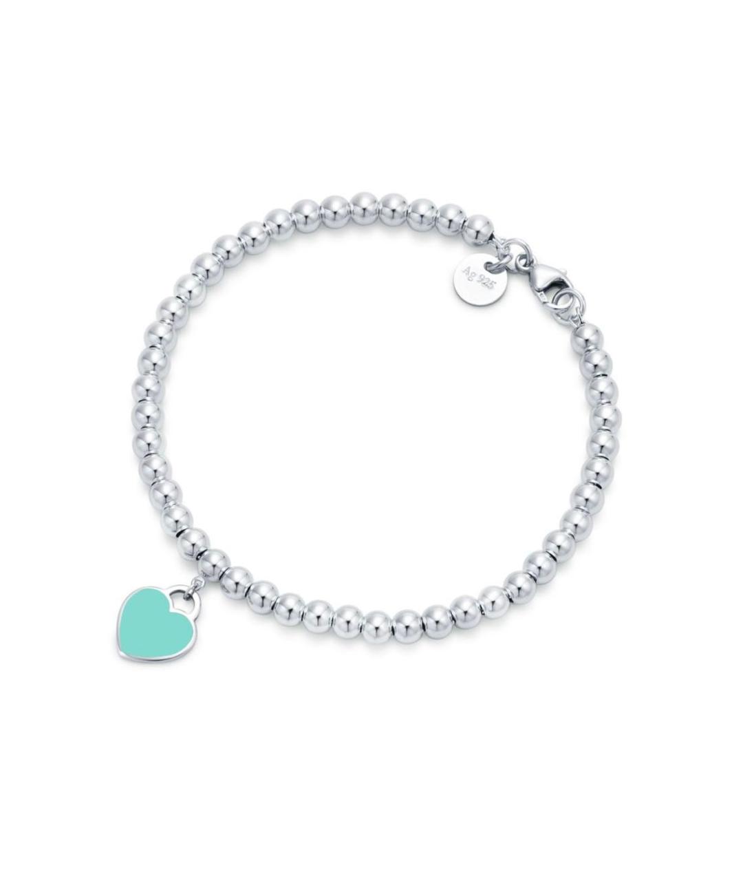 TIFFANY&CO Бирюзовый серебряный браслет, фото 1