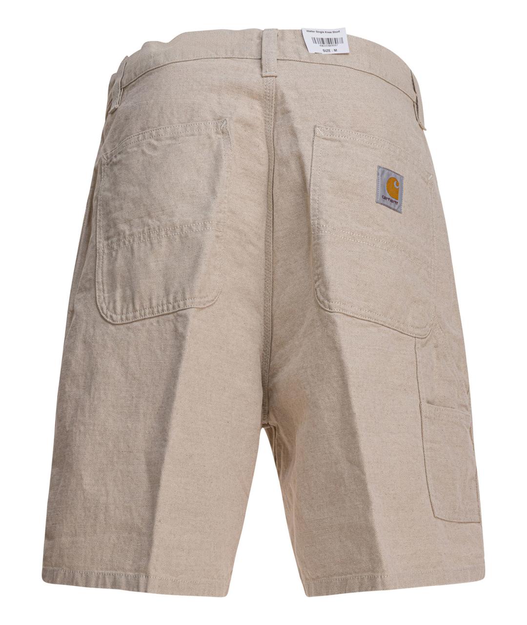 CARHARTT WIP Бежевые хлопковые шорты, фото 2