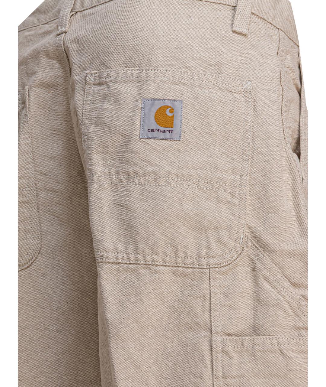 CARHARTT WIP Бежевые хлопковые шорты, фото 4