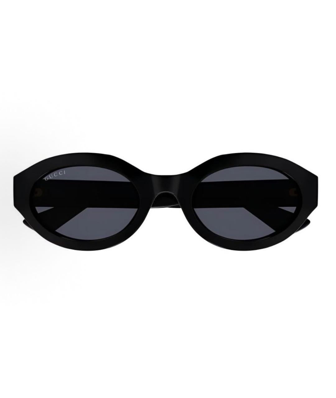 GUCCI Черные пластиковые солнцезащитные очки, фото 2