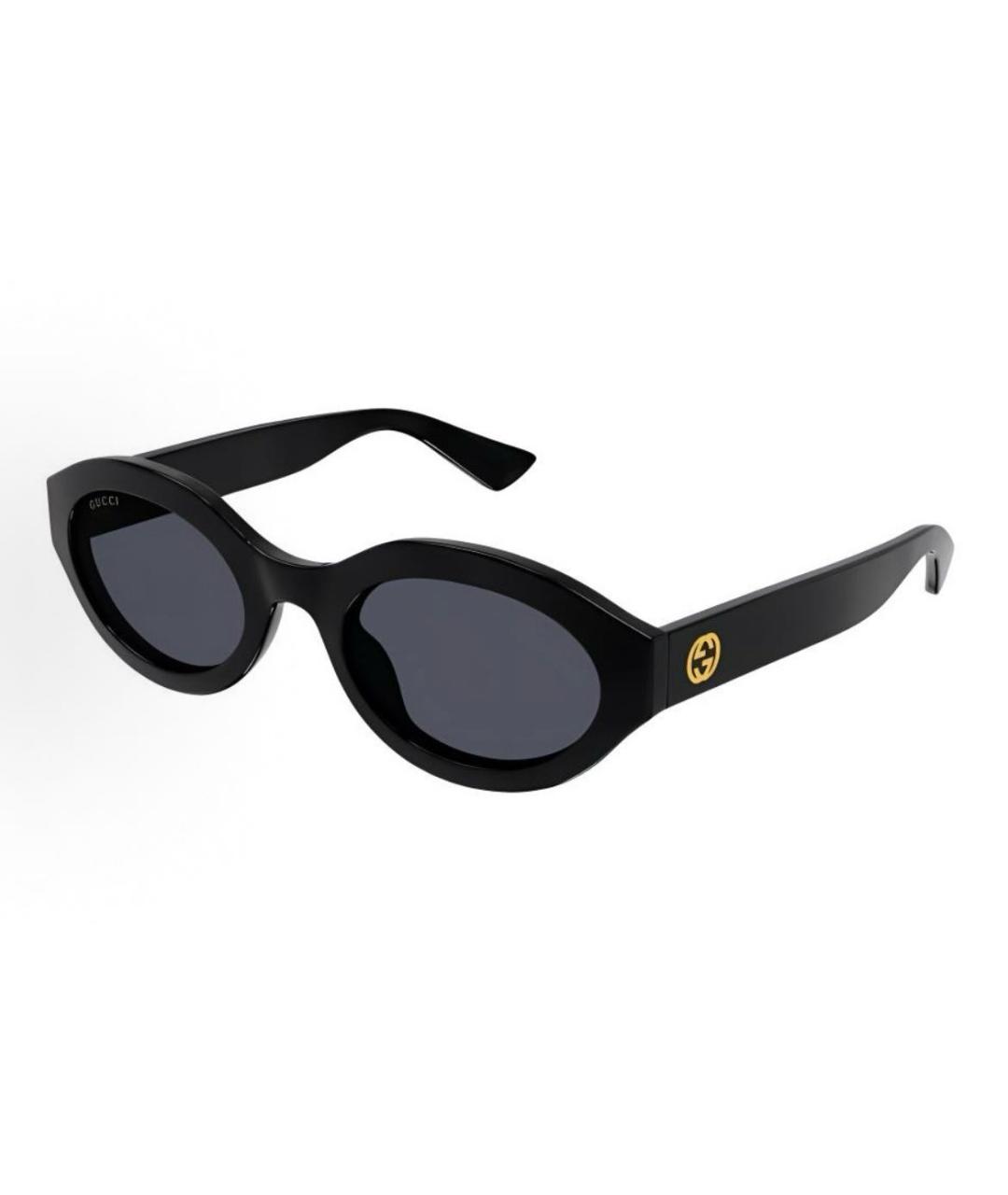 GUCCI Черные пластиковые солнцезащитные очки, фото 3