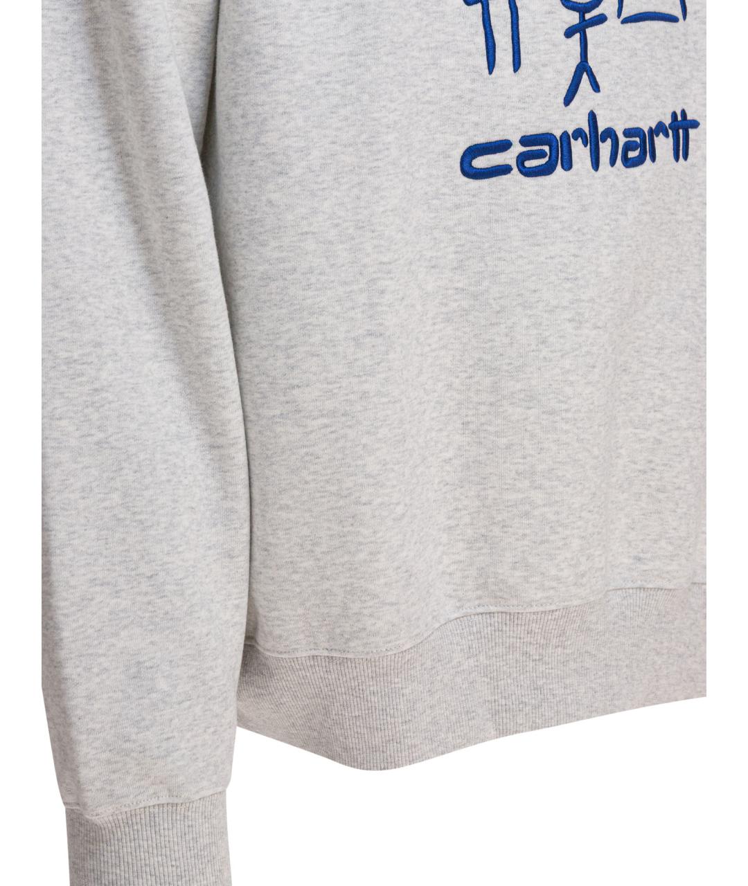 CARHARTT WIP Серый хлопковый джемпер / свитер, фото 4