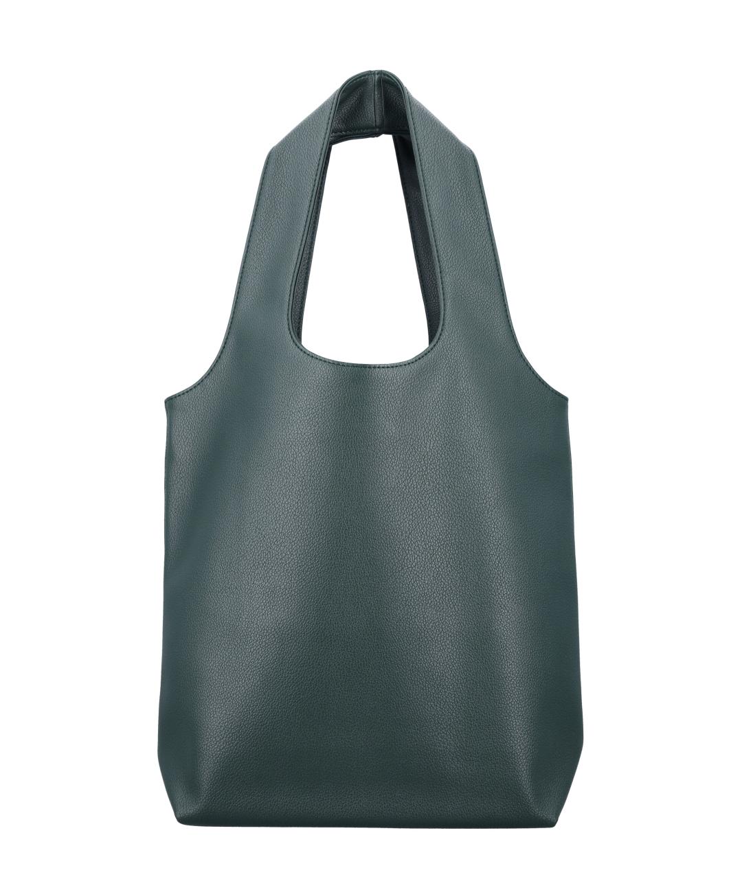 A.P.C. Зеленая сумка тоут из искусственной кожи, фото 4