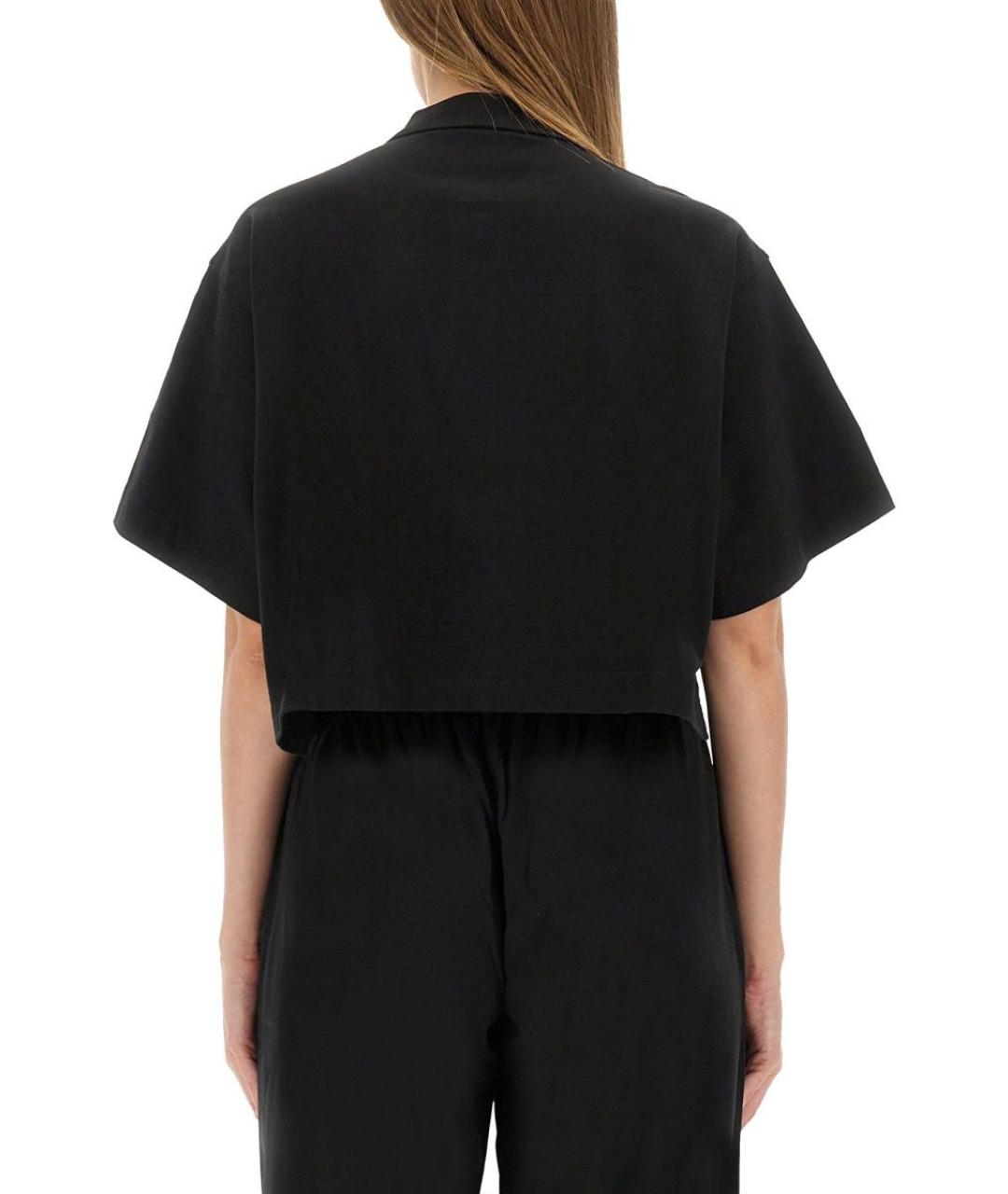 ALEXANDER WANG Черная хлопковая футболка, фото 3