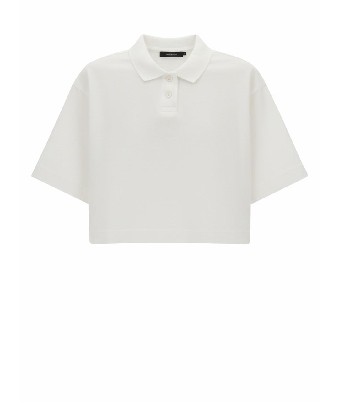 ALEXANDER WANG Белая хлопковая футболка, фото 1