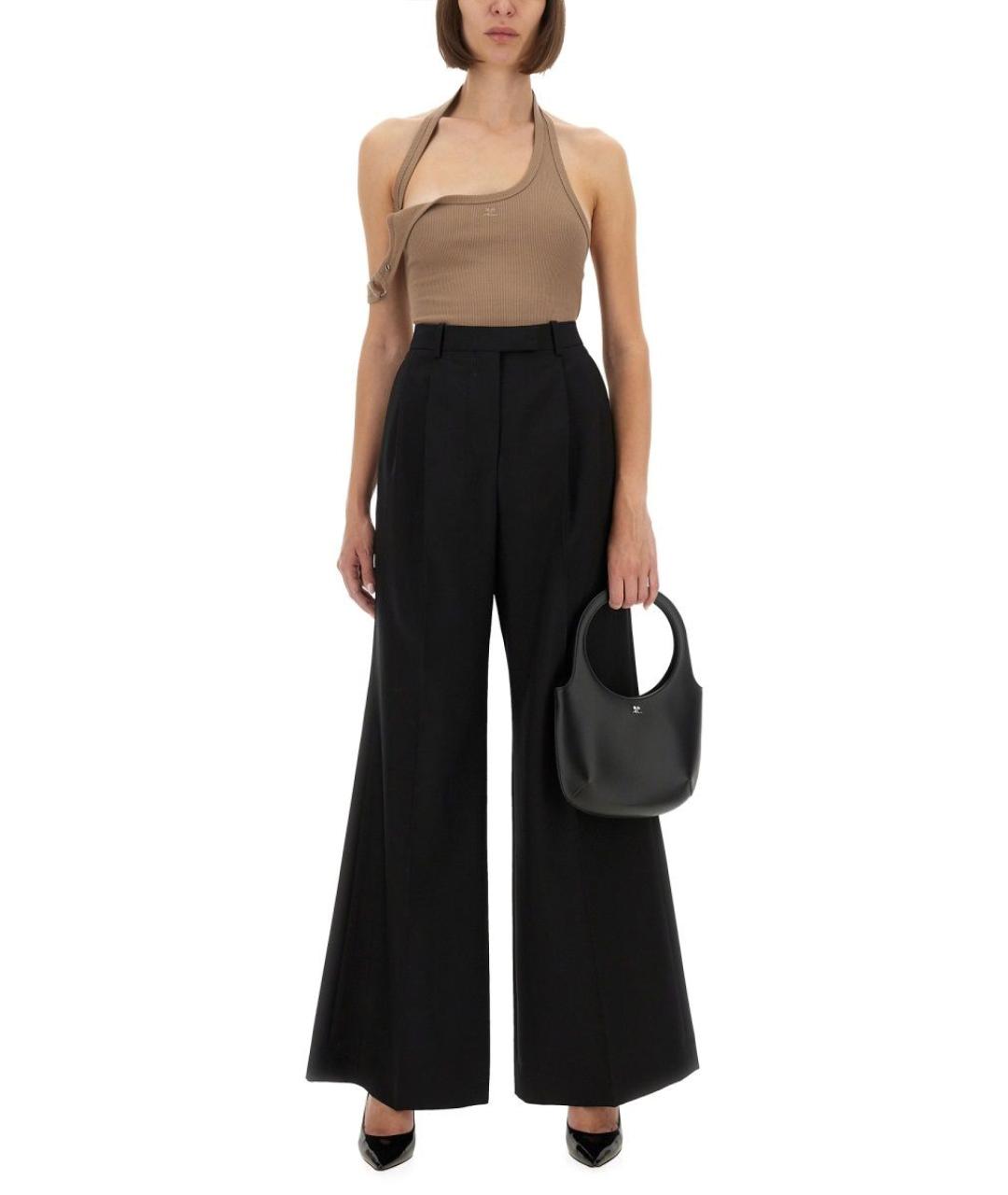 COURREGES Бежевая хлопковая майка, фото 2