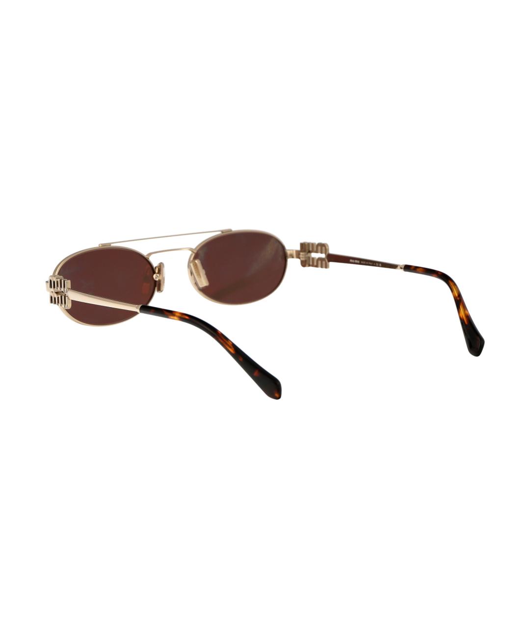 MIU MIU Мульти металлические солнцезащитные очки, фото 4