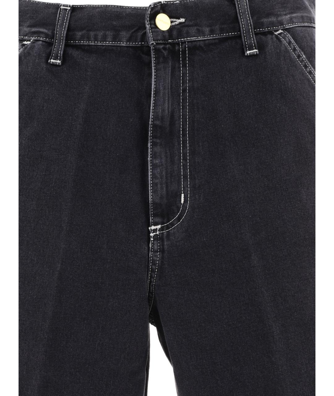 CARHARTT WIP Черные хлопковые шорты, фото 3