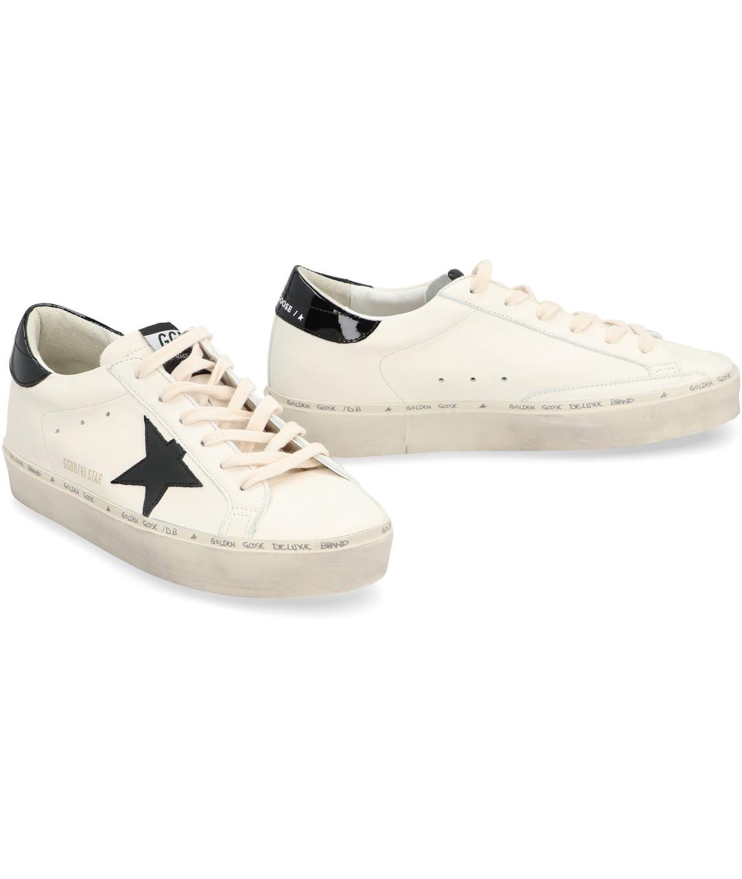 GOLDEN GOOSE DELUXE BRAND Белые кожаные кеды, фото 3