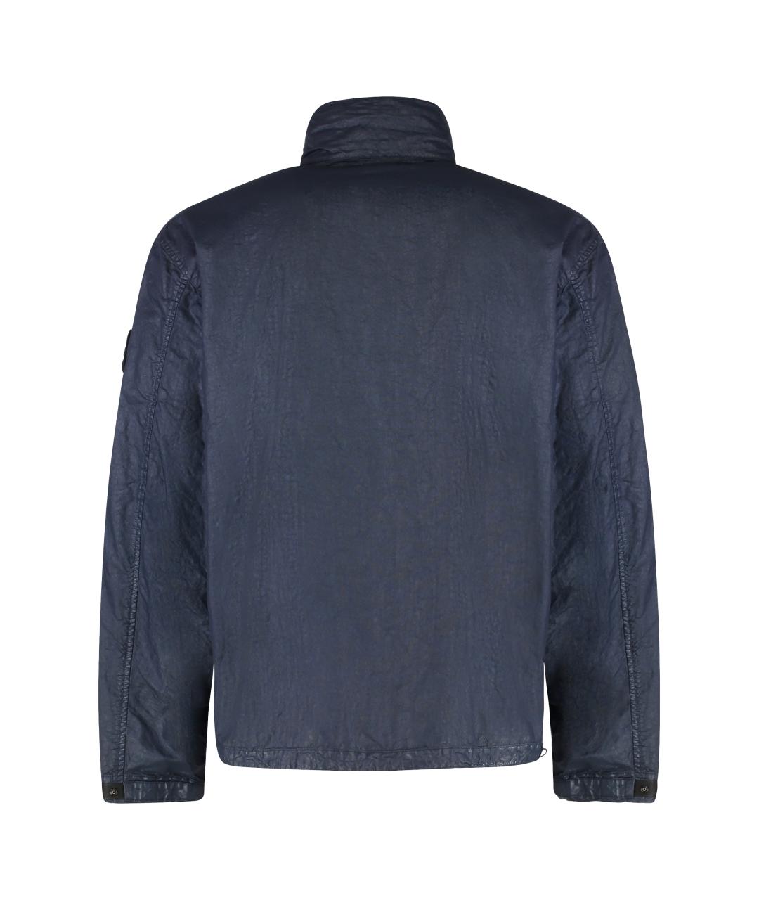 STONE ISLAND Синяя полиамидовая куртка, фото 2