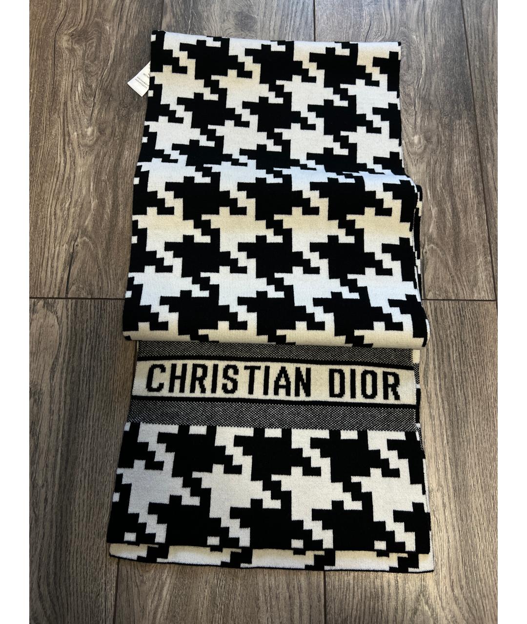 CHRISTIAN DIOR Кашемировый шарф, фото 4
