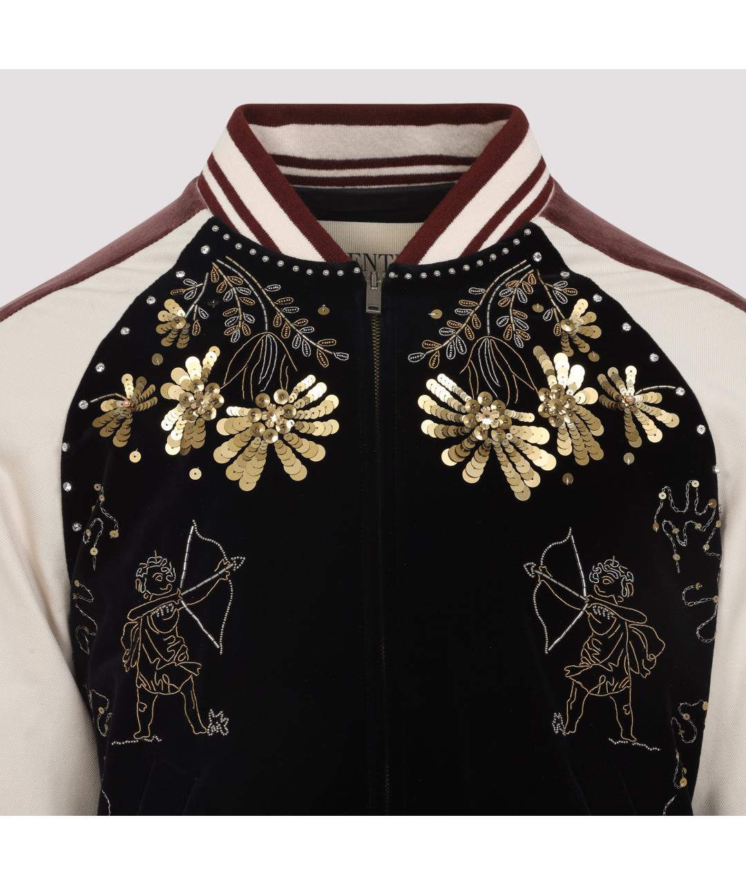 VALENTINO Черная хлопковая куртка, фото 3