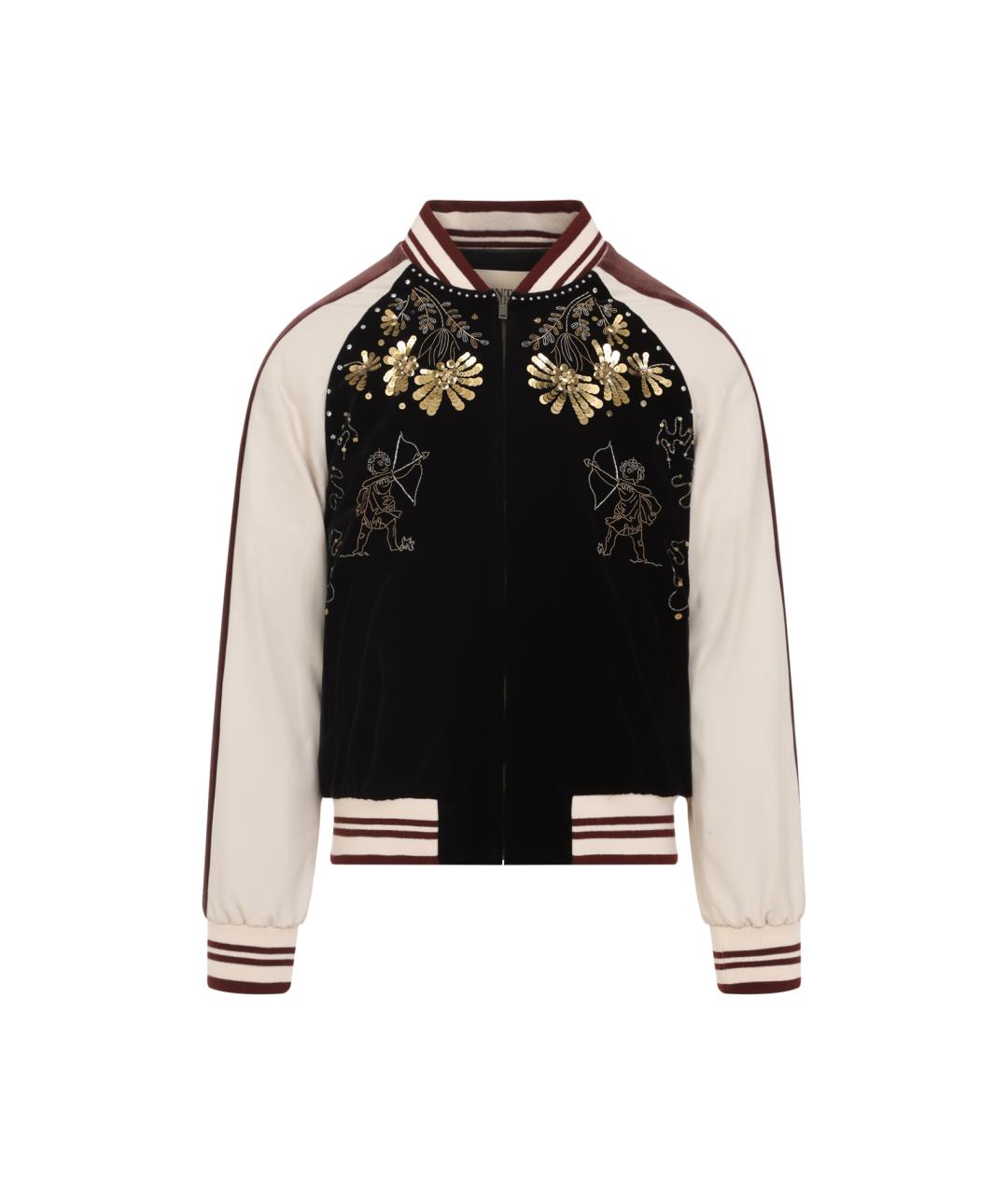 VALENTINO Черная хлопковая куртка, фото 1