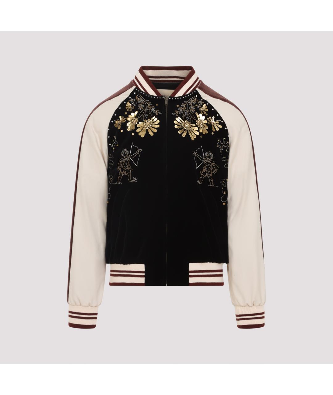 VALENTINO Черная хлопковая куртка, фото 2