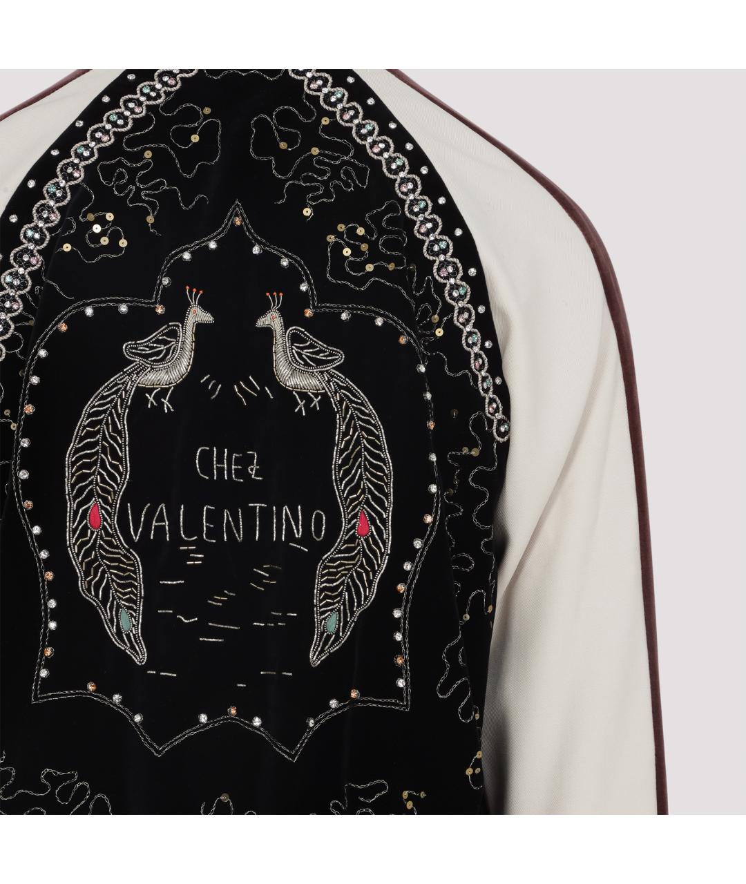 VALENTINO Черная хлопковая куртка, фото 4