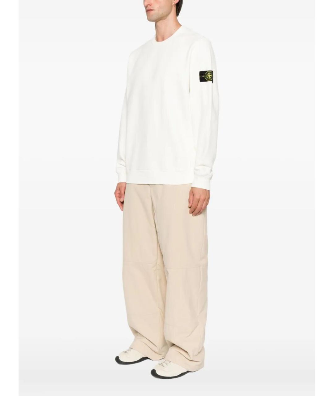 STONE ISLAND Белый джемпер / свитер, фото 2