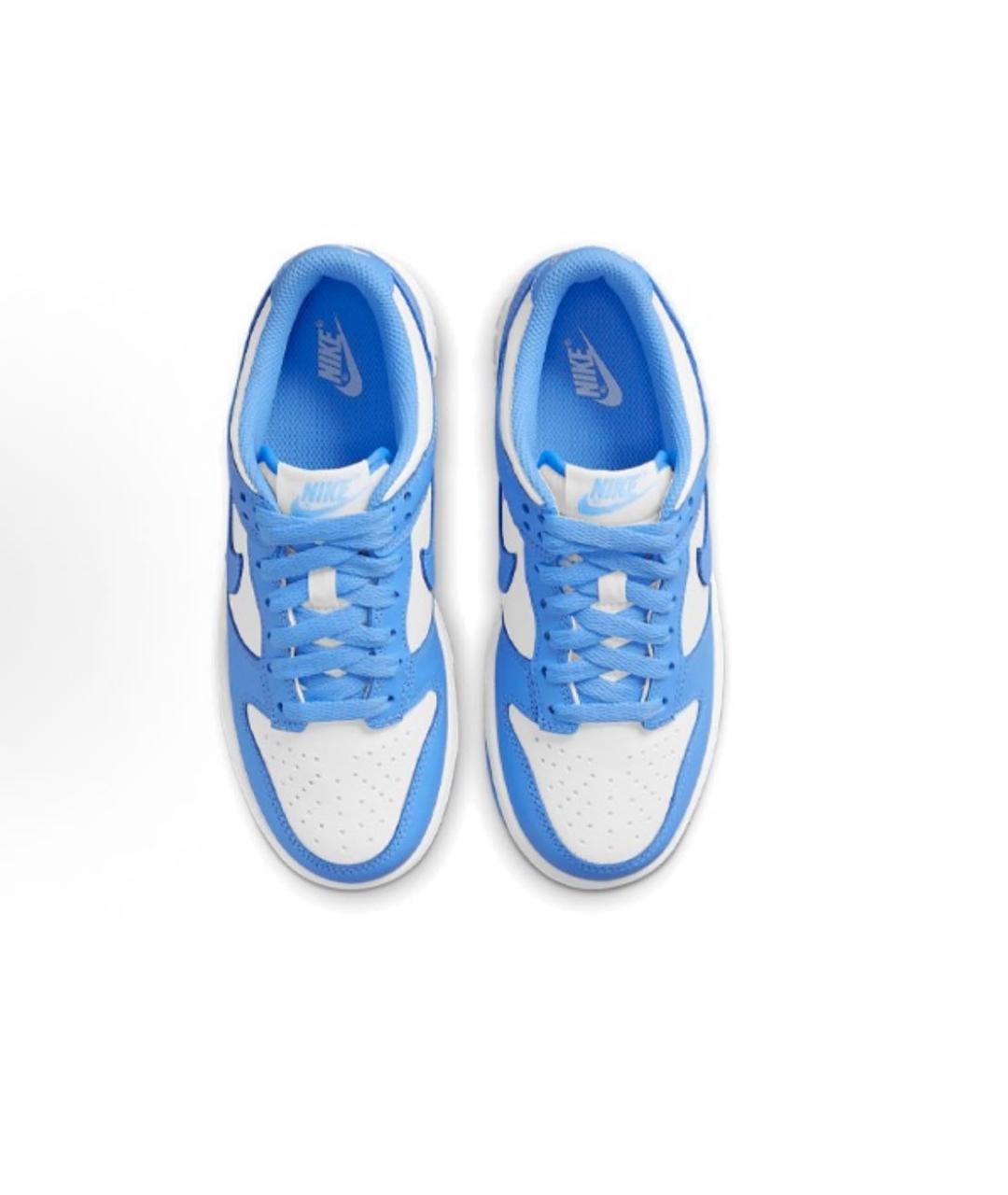 NIKE Голубые кожаные кроссовки, фото 4