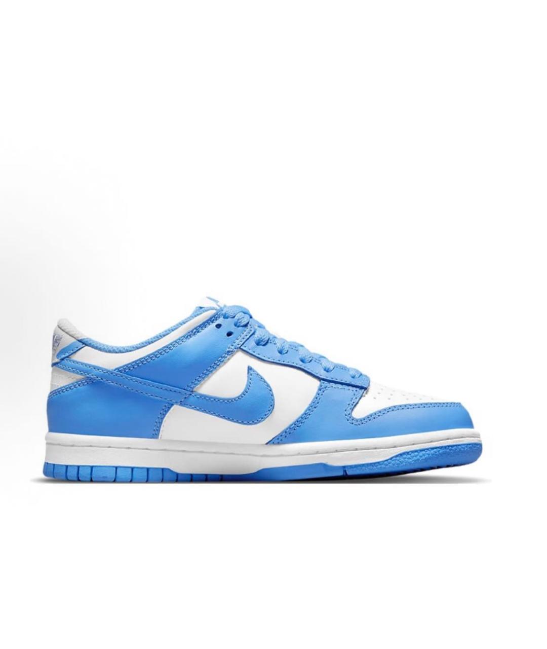 NIKE Голубые кожаные кроссовки, фото 7
